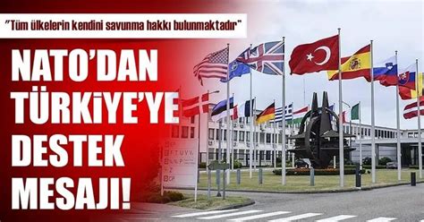 N­A­T­O­­d­a­n­ ­T­ü­r­k­i­y­e­­y­e­ ­D­e­s­t­e­k­ ­M­e­s­a­j­ı­